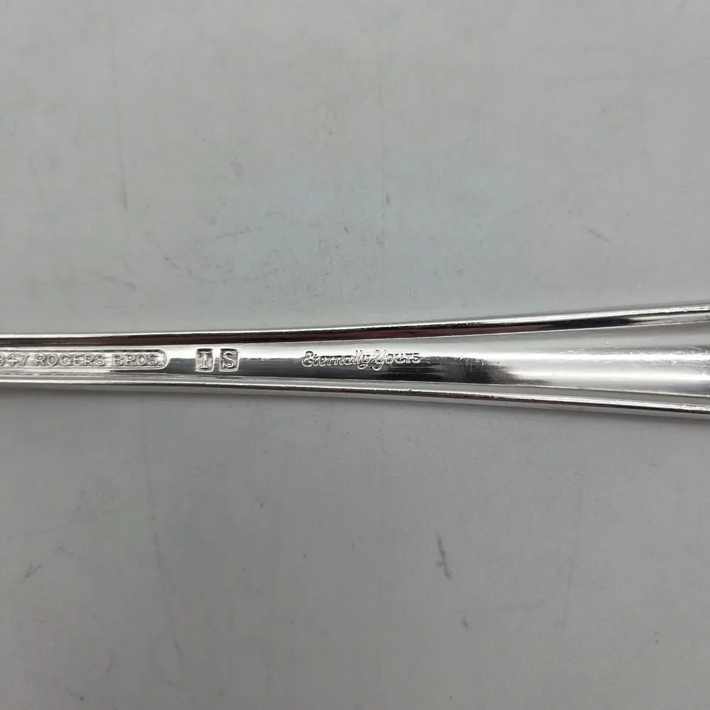 1847 Rogers Bros ETERNALLY YOURS Serving Spoon 8 3/8